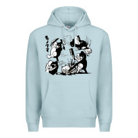 Blue Mist monokuma 1 Premium Hoodie - tuanDangUi