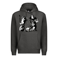 Charcoal Heather monokuma 1 Premium Hoodie - tuanDangUi