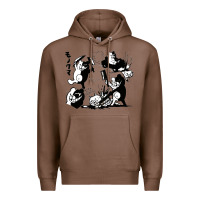 Chestnut monokuma 1 Premium Hoodie - tuanDangUi
