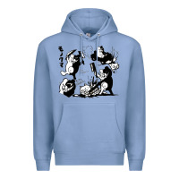 Colony Blue monokuma 1 Premium Hoodie - tuanDangUi