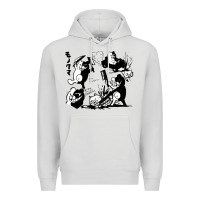 Dove Grey monokuma 1 Premium Hoodie - tuanDangUi