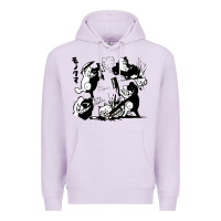 Lilac monokuma 1 Premium Hoodie - tuanDangUi
