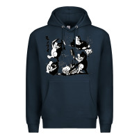 Navy monokuma 1 Premium Hoodie - tuanDangUi