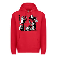 Red monokuma 1 Premium Hoodie - tuanDangUi