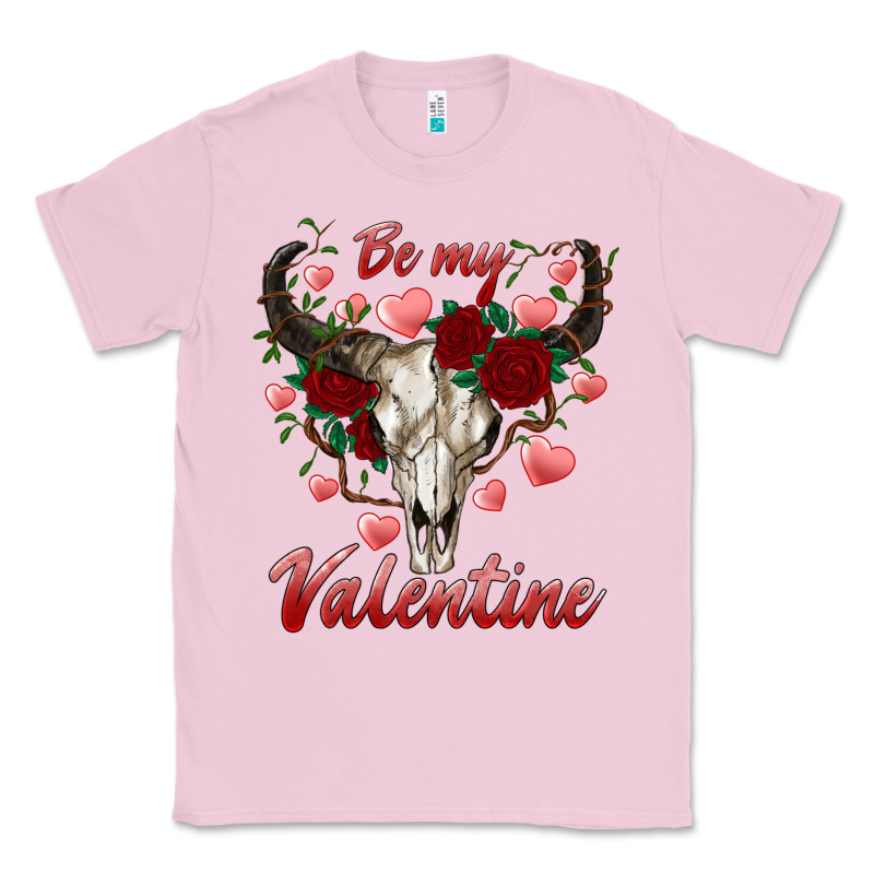 Be My Valentine Bull Skull Classic Tee by RanaPortraitStore | Teevron