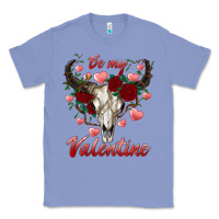 Colony Blue be my valentine bull skull Classic Tee - RanaPortraitStore