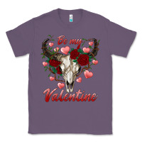 Lavender be my valentine bull skull Classic Tee - RanaPortraitStore