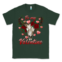 Sports Green be my valentine bull skull Classic Tee - RanaPortraitStore