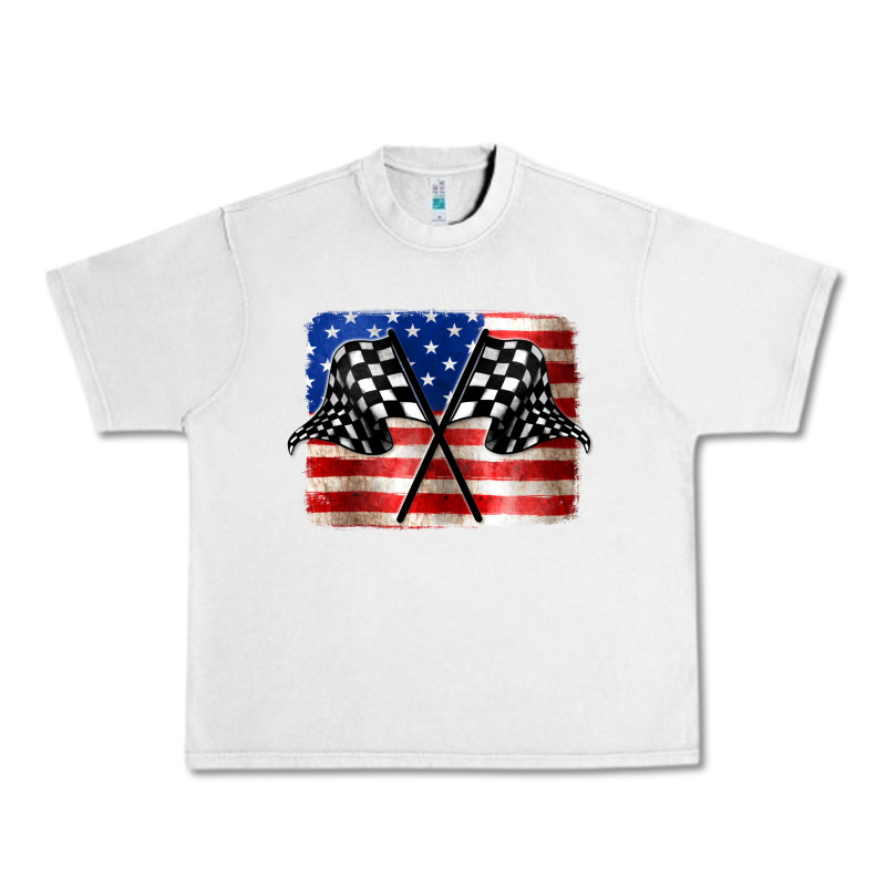 American Racing Flag Urban Heavy Tee by JahusDesignShop | Teevron