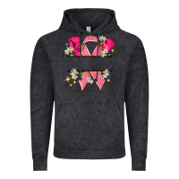Vintage Black Personalized Breast Cancer ribbon Vintage Hoodie - NancyCooperArtShop