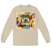Mushroom level 100 days of school Long Sleeve Tee - CowGirlArtShop