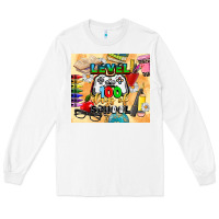 White level 100 days of school Long Sleeve Tee - CowGirlArtShop