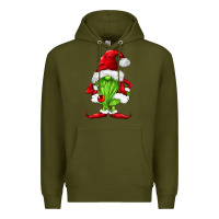 Army Green green christmas gnomes Premium Hoodie - FaDigitalArtStudio