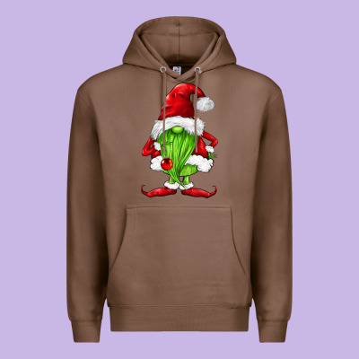Green Christmas Gnomes Premium Hoodie Designed By Fadigitalartstudio