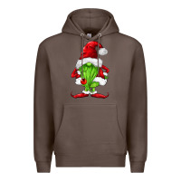Coffee green christmas gnomes Premium Hoodie - FaDigitalArtStudio