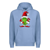 Colony Blue green christmas gnomes Premium Hoodie - FaDigitalArtStudio