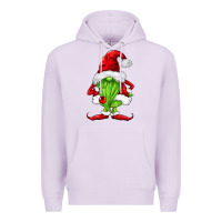 Lilac green christmas gnomes Premium Hoodie - FaDigitalArtStudio