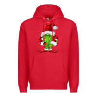 Red green christmas gnomes Premium Hoodie - FaDigitalArtStudio