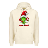Sandshell green christmas gnomes Premium Hoodie - FaDigitalArtStudio