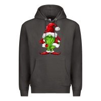 Smoke green christmas gnomes Premium Hoodie - FaDigitalArtStudio
