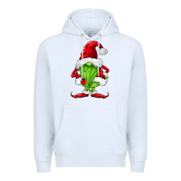 White green christmas gnomes Premium Hoodie - FaDigitalArtStudio