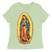 Matcha our lady of guadalupe Ladies Tee - LillyAllenDesigns