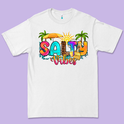 Salty Vibes Premium Tee Designed By Ranaportraitstore