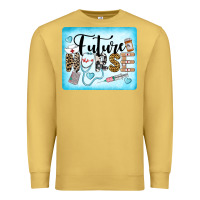 Antique Gold Western Future Nurse Premium Sweatshirt - LillyAllenDesigns