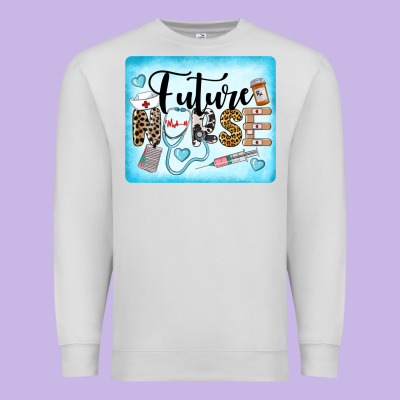 Western Future Nurse Premium Sweatshirt Designed By Lillyallendesigns