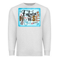 Oatmeal Heather Western Future Nurse Premium Sweatshirt - LillyAllenDesigns