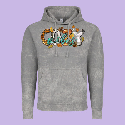 Cozy Vibes Vintage Hoodie Designed By Nancycooperartshop