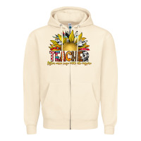Sandshell Teacher Zipper Hoodie - CowhideDigitalArt