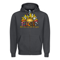 Smoke Teacher Zipper Hoodie - CowhideDigitalArt