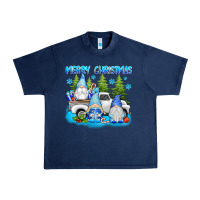 Navy merry christmas gnomies Urban Heavy Tee - texasbilliewilder