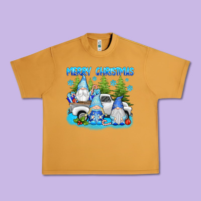 Merry Christmas Gnomies Urban Heavy Tee Designed By Texasbilliewilder
