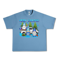 Pebble Blue merry christmas gnomies Urban Heavy Tee - texasbilliewilder