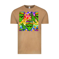 Pride Lgbtq+ Aliens And Stars With Rainbow Vintage Tee | Teevron