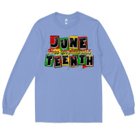 Colony Blue juneteenth freeish since 1865 Long Sleeve Tee - CowGirlArtShop
