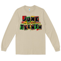 Mushroom juneteenth freeish since 1865 Long Sleeve Tee - CowGirlArtShop