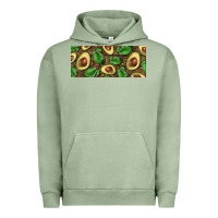 Pigment Oil Green avocados with wood and leopard background 15 oz mug Urban Hoodie - BarkalooDesign