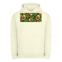 Pigment Pistachio avocados with wood and leopard background 15 oz mug Urban Hoodie - BarkalooDesign