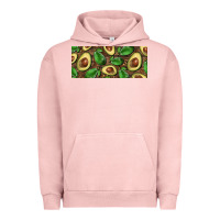 Pigment Salmon avocados with wood and leopard background 15 oz mug Urban Hoodie - BarkalooDesign
