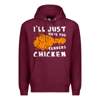 Burgundy i'll just have the tenders chicken fried chicken t shirt Premium Hoodie - tuanDangUi