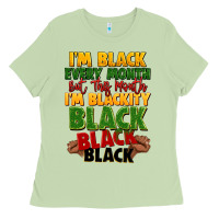 Matcha juneteenth im black every month Ladies Tee - LillyAllenDesigns