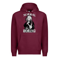 Burgundy Limited Edition Grandma Addams (Frump)- Normal Is Boring Premium Hoodie - tuanDangUi