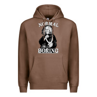 Chestnut Limited Edition Grandma Addams (Frump)- Normal Is Boring Premium Hoodie - tuanDangUi
