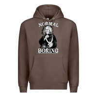 Coffee Limited Edition Grandma Addams (Frump)- Normal Is Boring Premium Hoodie - tuanDangUi