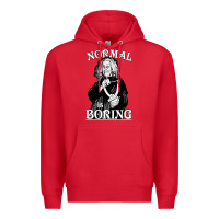 Red Limited Edition Grandma Addams (Frump)- Normal Is Boring Premium Hoodie - tuanDangUi