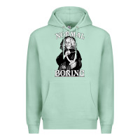 Seafoam Limited Edition Grandma Addams (Frump)- Normal Is Boring Premium Hoodie - tuanDangUi