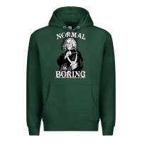 Sports Green Limited Edition Grandma Addams (Frump)- Normal Is Boring Premium Hoodie - tuanDangUi